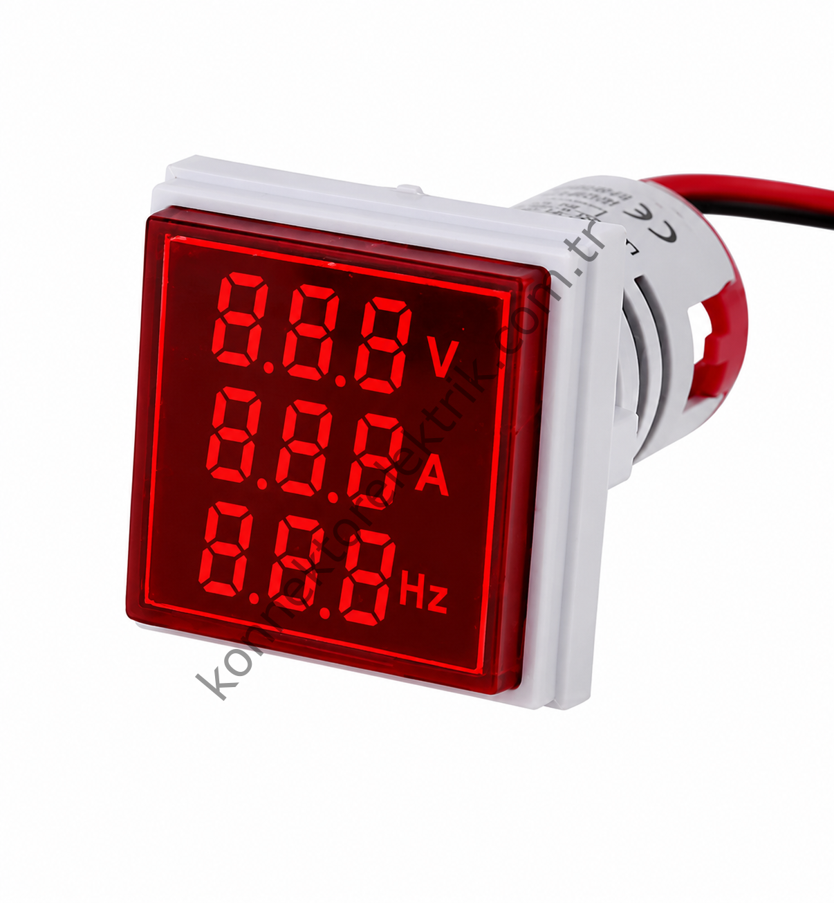 LEAGLO AD22-22HM-S-AC-R Led Frekansmetre 22mm 0-99Hz AC