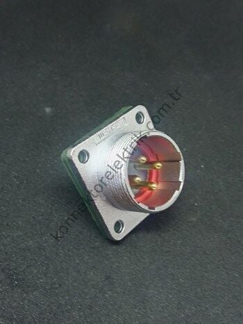 WEIPU WF20J4Z 4 Pin IP67 Metal Kasa Panel Tipi Erkek Su Geçirmez Konnektör