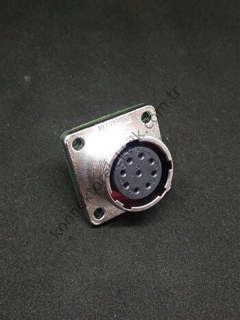 WEIPU WF20K9Z 9 Pin IP67 Metal Kasa Panel Tipi Dişi Su Geçirmez Konnektör