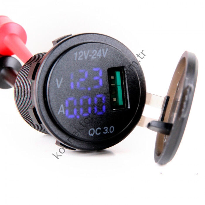 LEAGLO GVAU30-1B 30mm 30mm Su geçirmez USB Soket