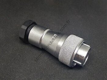 WEIPU WF20K12TA 12 Pin IP67 Metal Kasa Kablo Tipi Dişi Su Geçirmez Konnektör