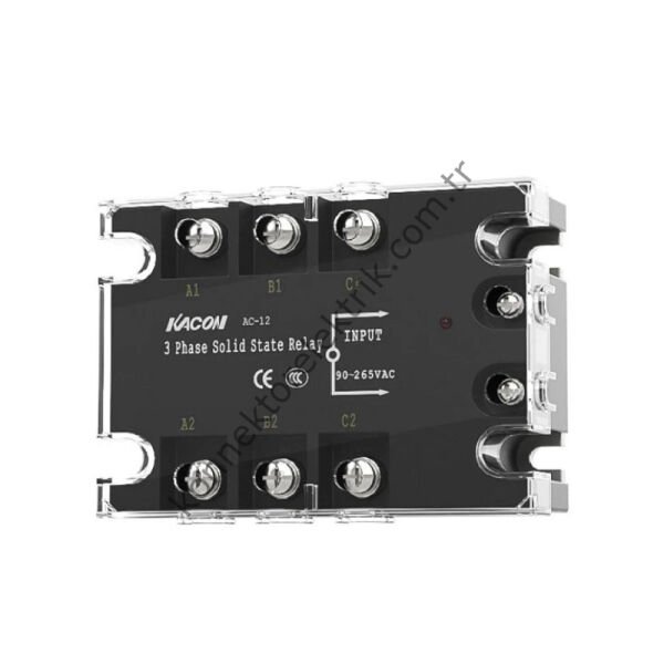 KACON AC GİRİŞ / AC ÇIKIŞ 60A TRİFAZE SOĞUTUCULU SSR