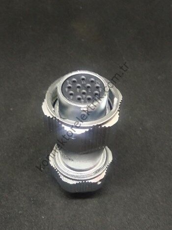 WEIPU WY20K12TE 12 Pin IP67 Metal Kasa Bayonet Kablo Tipi Dişi Su Geçirmez Konnektör
