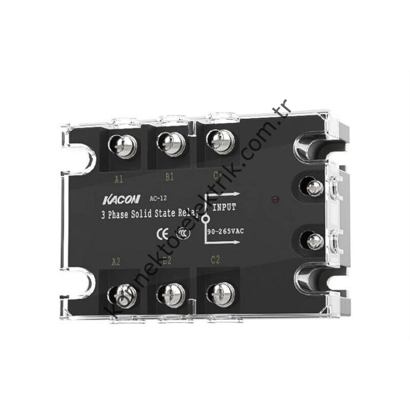 KACON AC GİRİŞ / AC ÇIKIŞ 100A TRİFAZE SOĞUTUCULU SSR