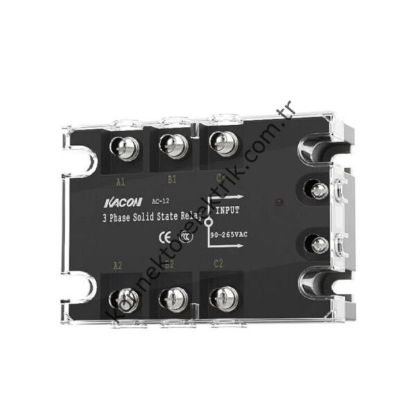 KACON AC GİRİŞ / AC ÇIKIŞ 100A TRİFAZE SOĞUTUCULU SSR