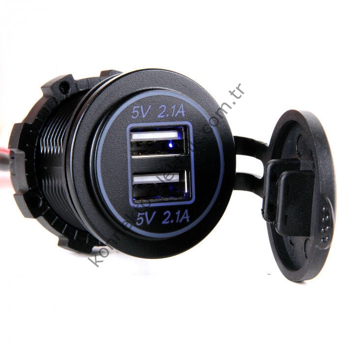 LEAGLO GUSB-42-2PB 30mm Su geçirmez USB Soket