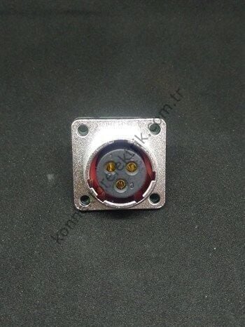 WEIPU WF20K3ZZ 3 Pin IP67 Metal Kasa Panel Tipi Dişi Su Geçirmez Konnektör