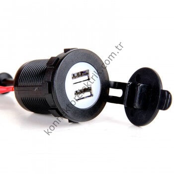 LEAGLO GUSB-31-2LB 30mm Su geçirmez USB Soket