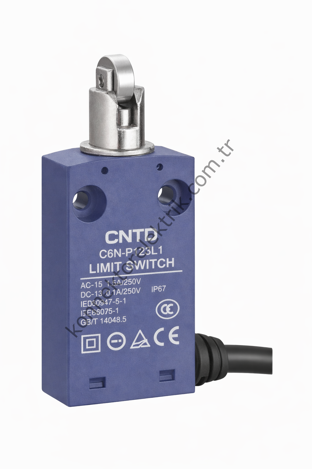 CNTD C6N-P123-L2 Serisi 2 Metre Kablolu Plastik Gövde Limit Switch