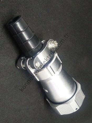 WEIPU WY28J26TE 26 Pin IP67 Metal Kasa Bayonet Kablo Tipi Erkek Su Geçirmez Konnektör