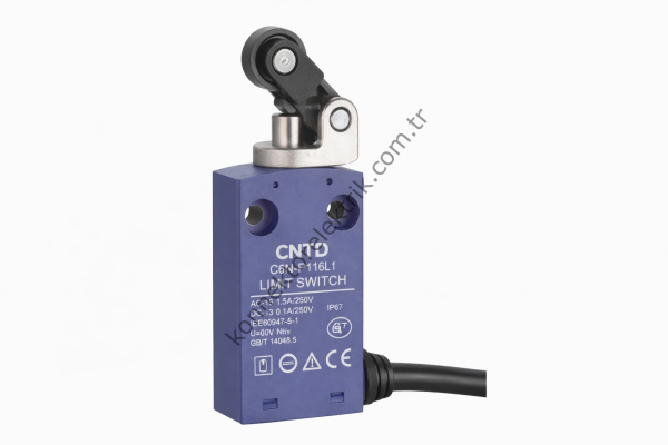 CNTD C6N-P116-L2 Serisi 2 Metre Kablolu Plastik Gövde Limit Switch