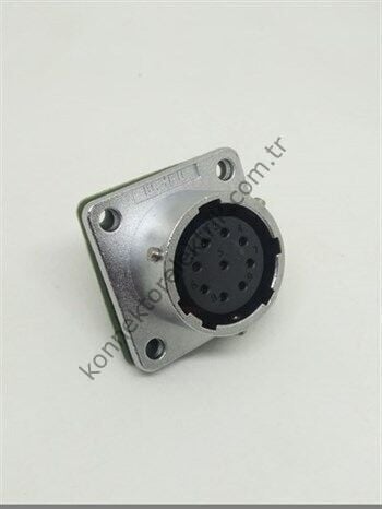 WEIPU WY20K9Z 9 Pin IP67 Metal Kasa Bayonet Panel Tipi Dişi Su Geçirmez Konnektör