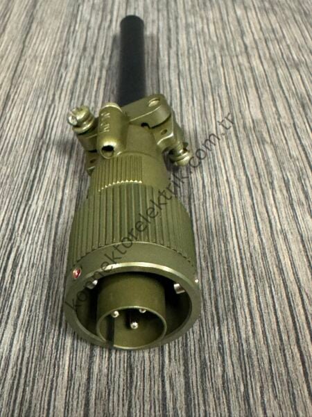 KUKDONG KDB06E 10SL-3P 3 Pin Metal Kasa Bayonet Kablo Tipi Erkek Askeri Konnektör