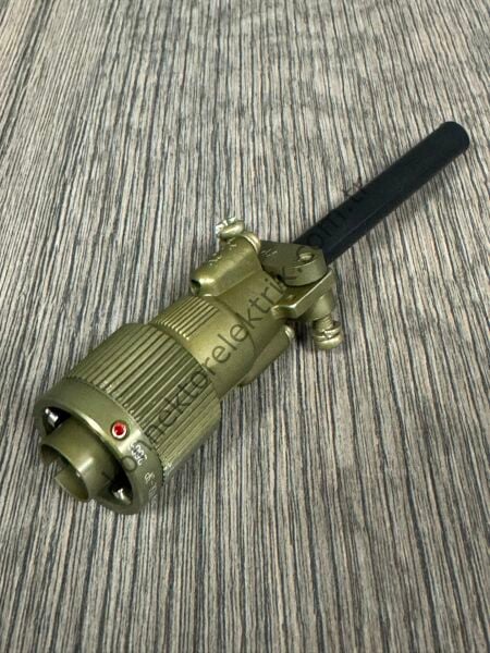 KUKDONG KDB06E 10SL-3P 3 Pin Metal Kasa Bayonet Kablo Tipi Erkek Askeri Konnektör