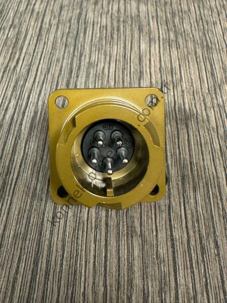 KUKDONG KDB02E 14S-5P 5 Pin Metal Kasa Bayonet Panel Tipi Erkek Askeri Konnektör