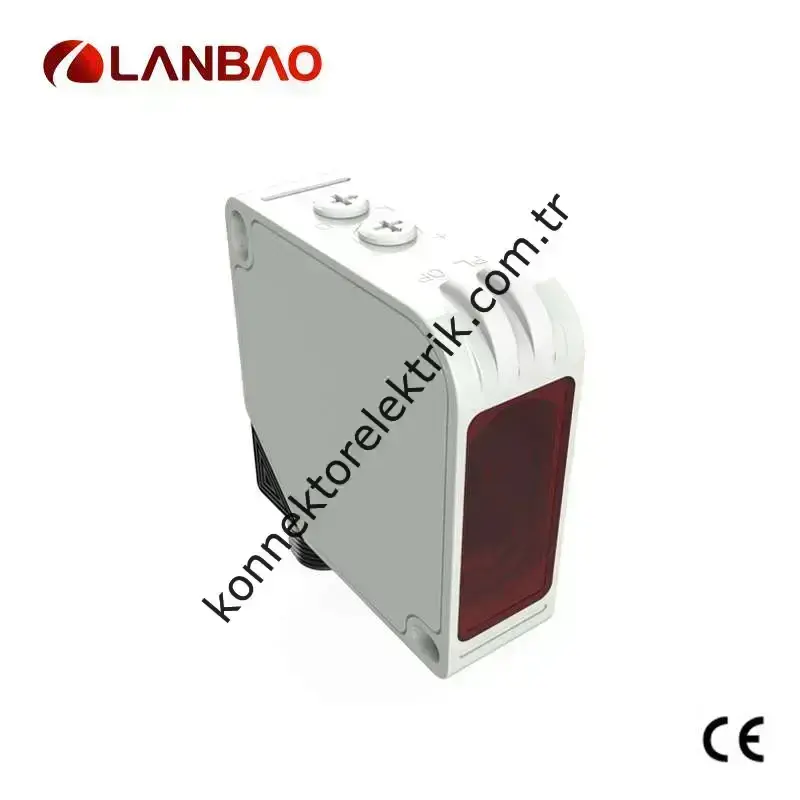 LANBAO PTET Serisi M12 Konnektörlü Karşılıklı Işık Kaynağı Çıkışlı DC Fotosel