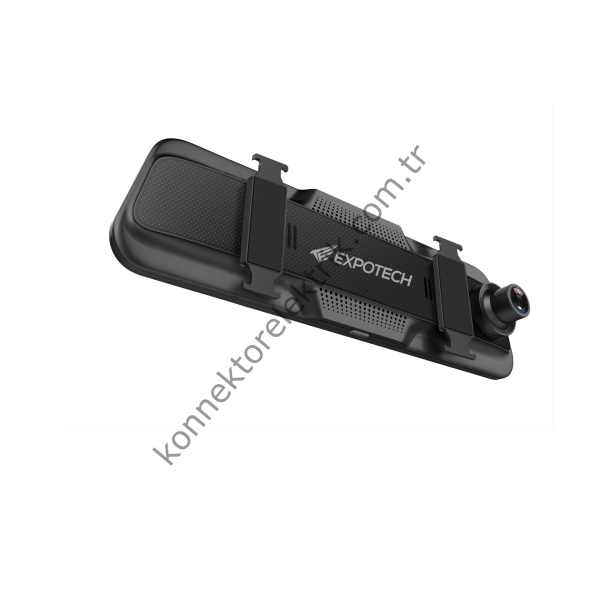 EXPOTECH EX-CR57DVR 4K Ön ve Arka Kameralı Araç İçi Dikiz Aynası DVR (Dash Cam)