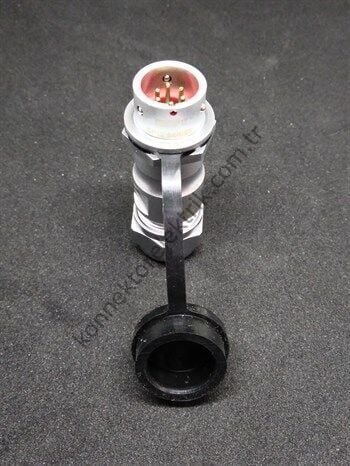 WEIPU SF1211/P6 6 Pin IP67 Metal Kasa Karşıt Kablo Tipi Erkek Su Geçirmez Konnektör