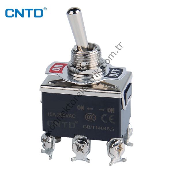 CNTD C5R22B Serisi 15 Amper Toggle Switch