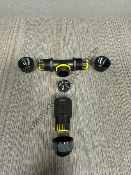 GREENWAYCS M685-TS IP68 5 Pin 8-12mm T Ek Mufu